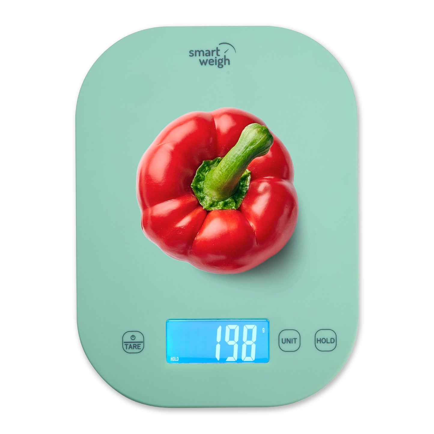 Smart Weigh Small Green Food Scales for Kitchen Weight Loss Calorie Scale Baking Kitchen Scales Digital Weight Grams and Ounces Weight Watchers Scale for Food Cooking Bread